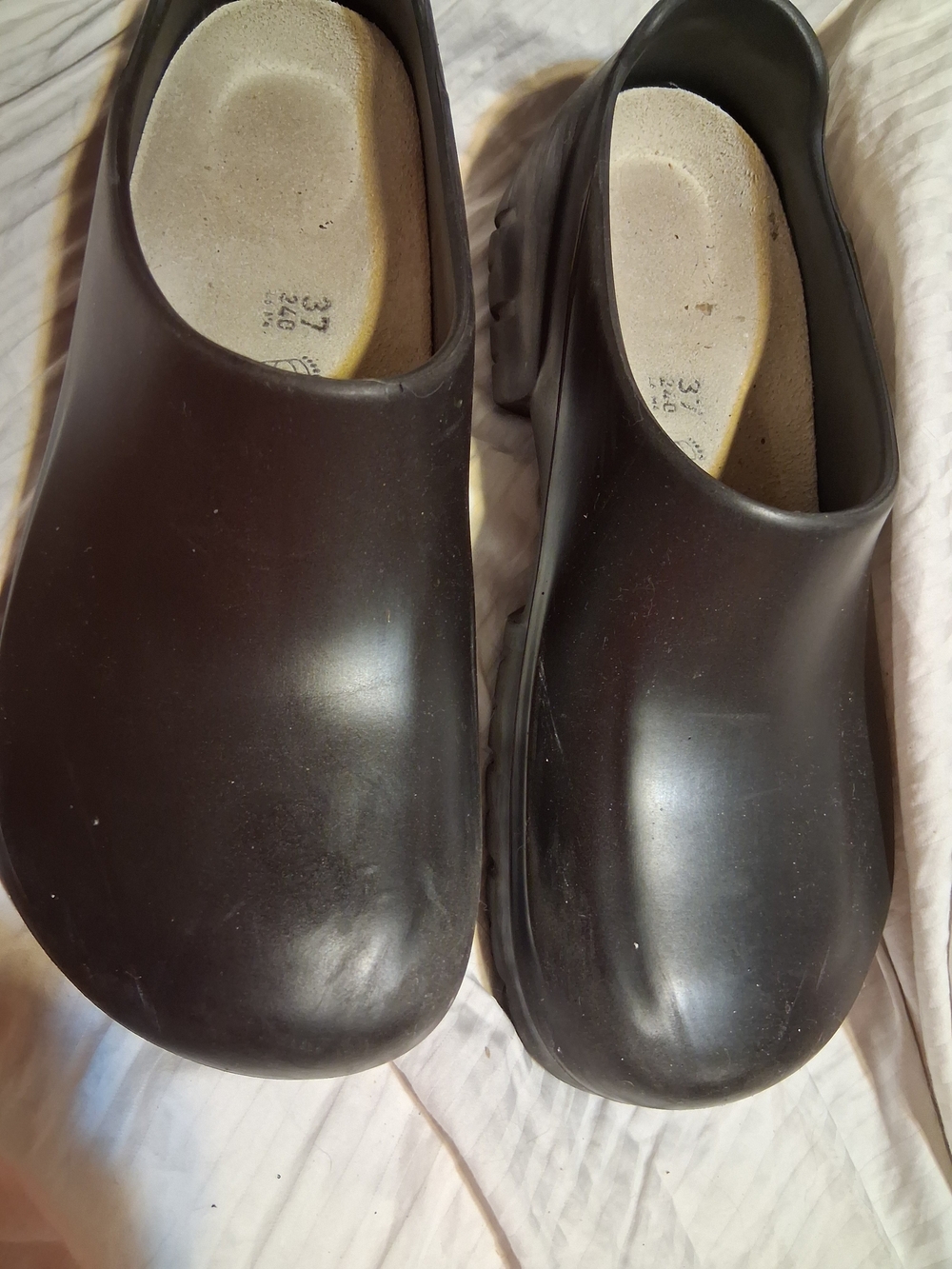 Birkenstock A640 Steel Toe Black Work Shoe Clog 37 BiG